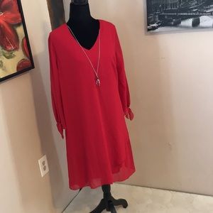 JM Collection red dress NWT